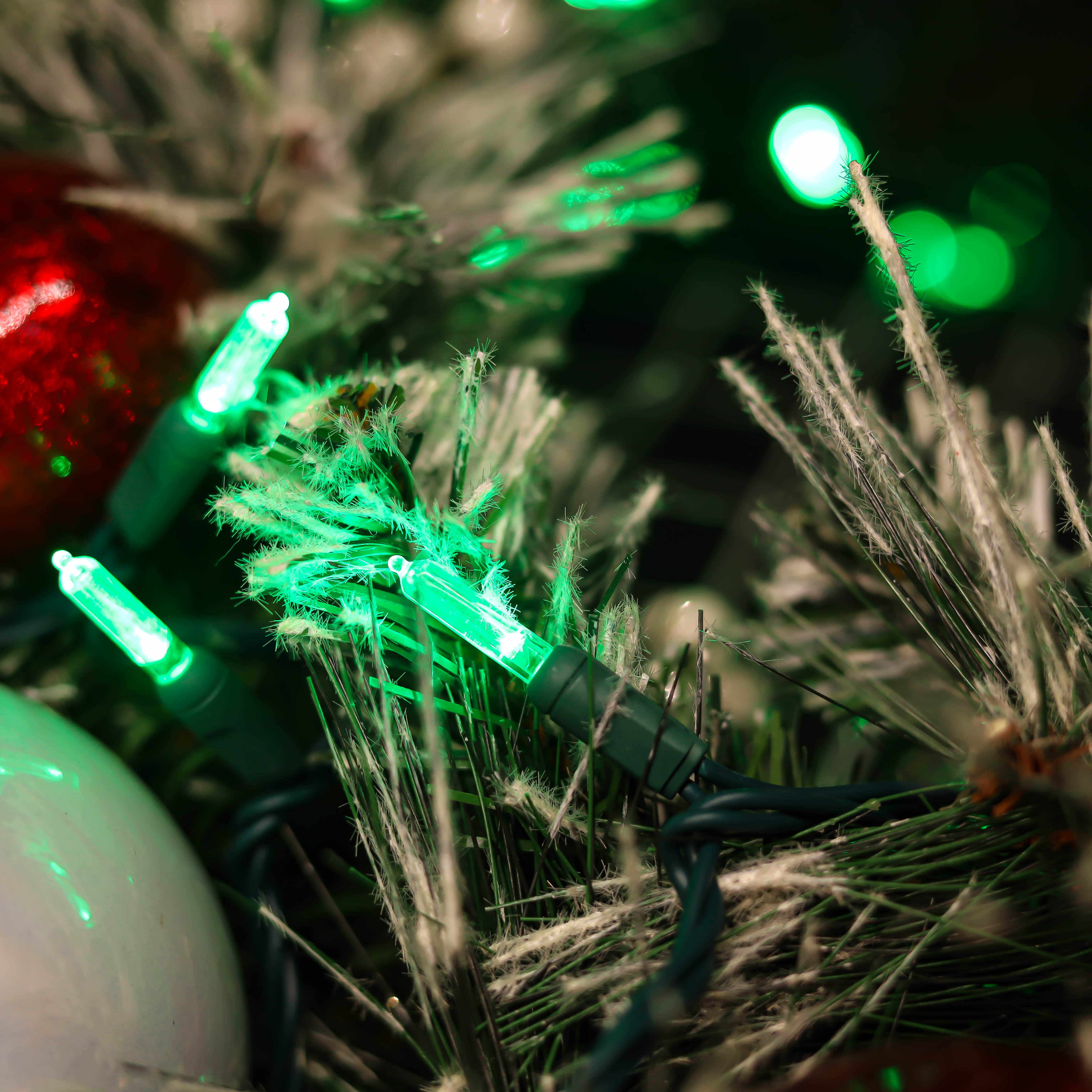 UL T5 LED String Lights Green Christmas Light 
