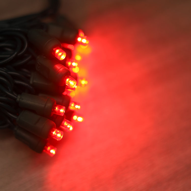5MM Wide Angle Mini LED String Lights RED String Light UL Certified